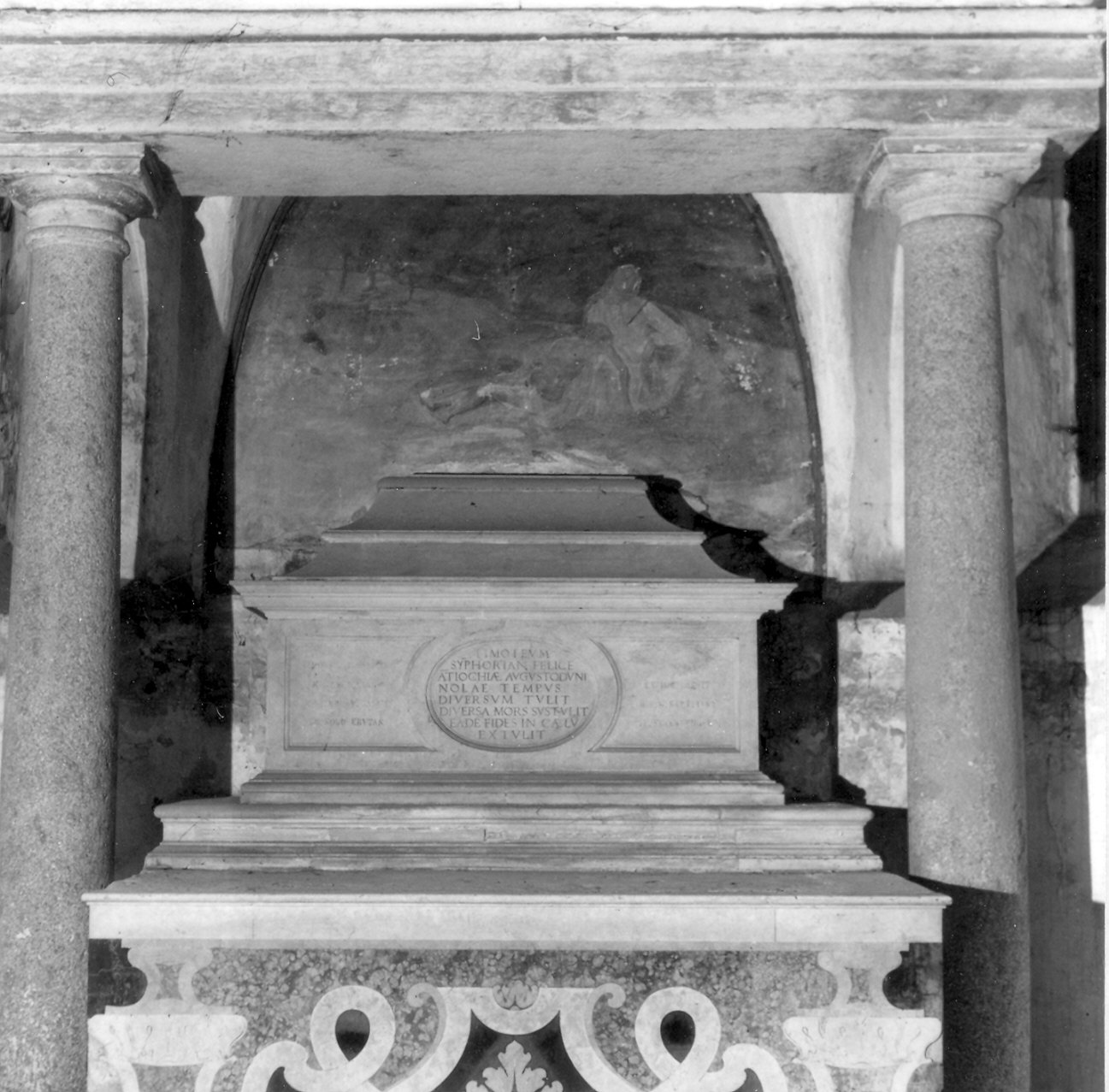 monumento funebre - ambito piacentino (sec. XV)