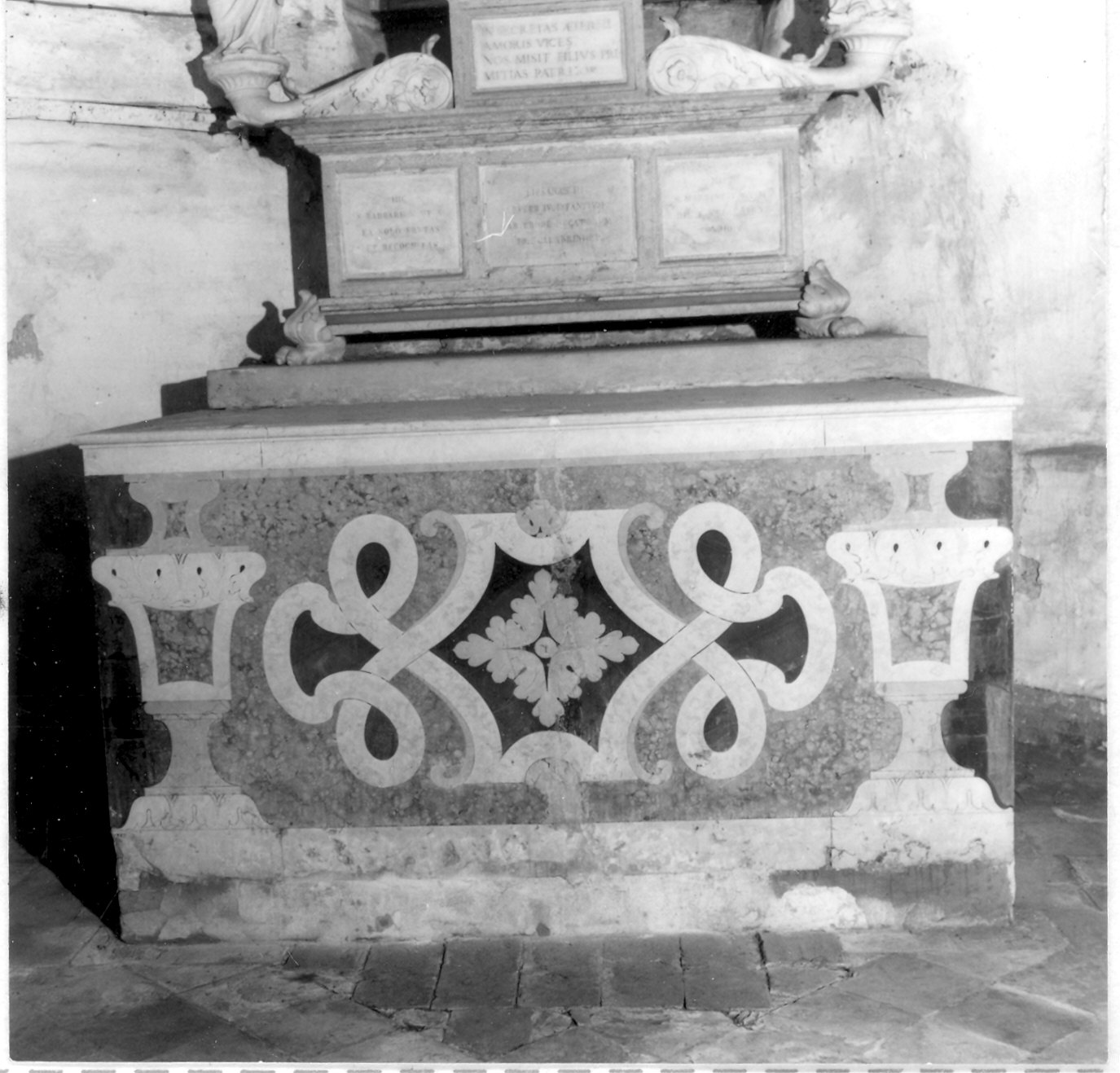 paliotto, serie - ambito emiliano (sec. XVIII)