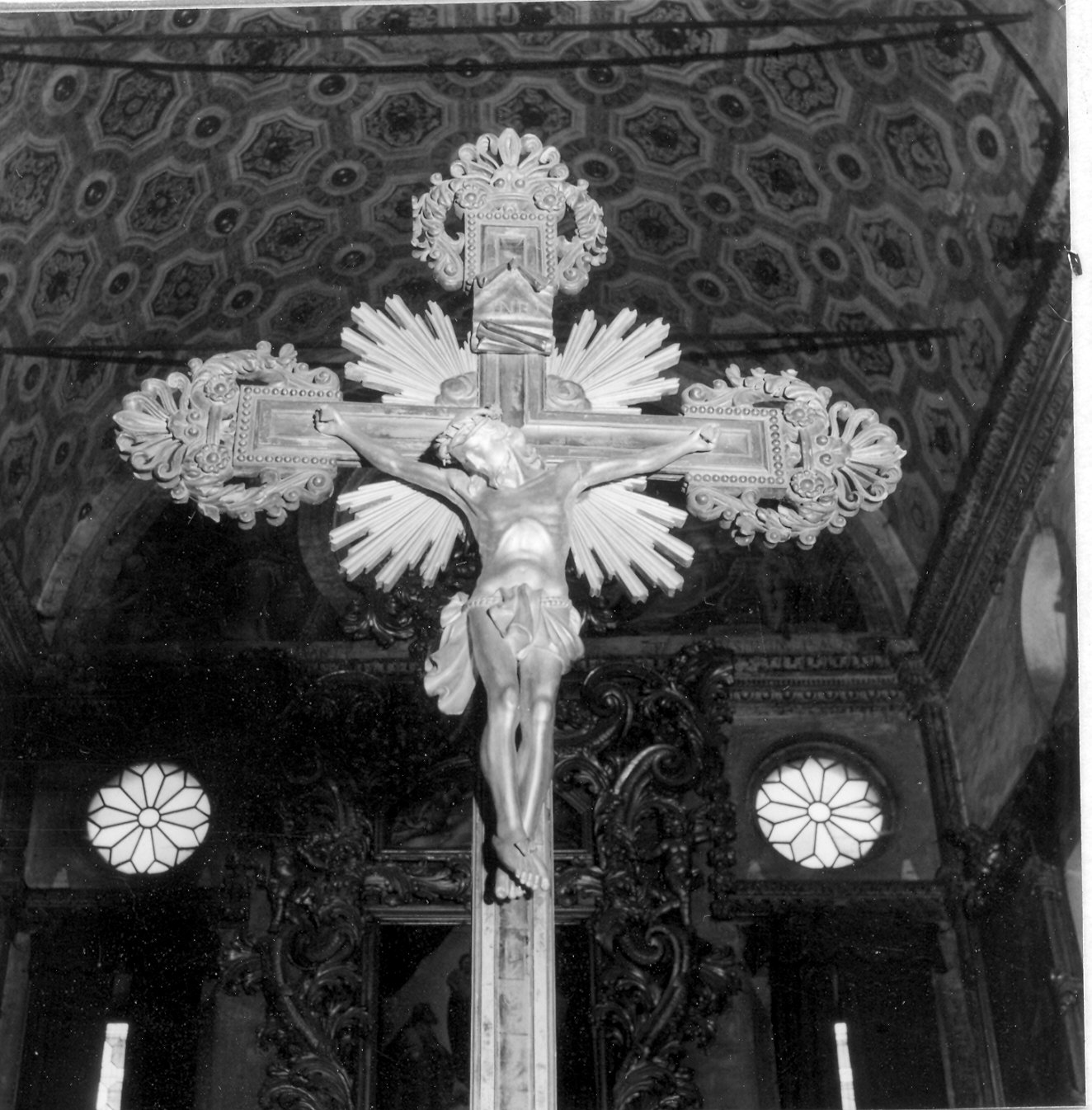 servizio d'altare, insieme - ambito piacentino (fine sec. XVI)