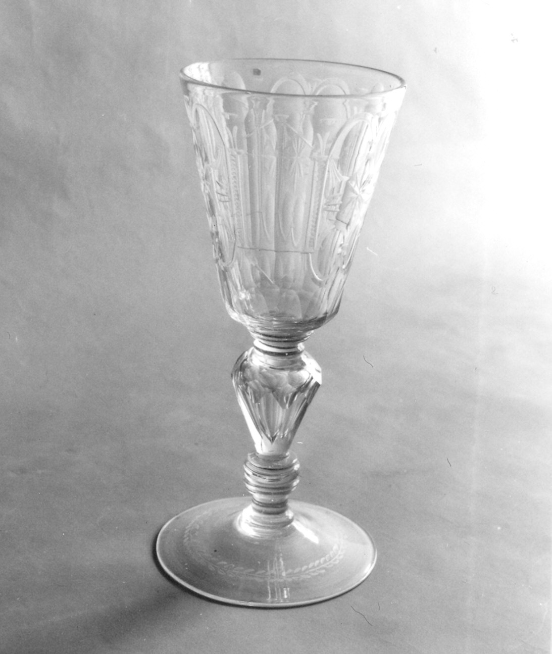 calice - ambito muranese (prima metà sec. XVIII)