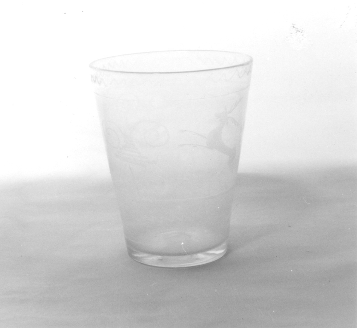 bicchierone - ambito muranese (seconda metà sec. XVIII)