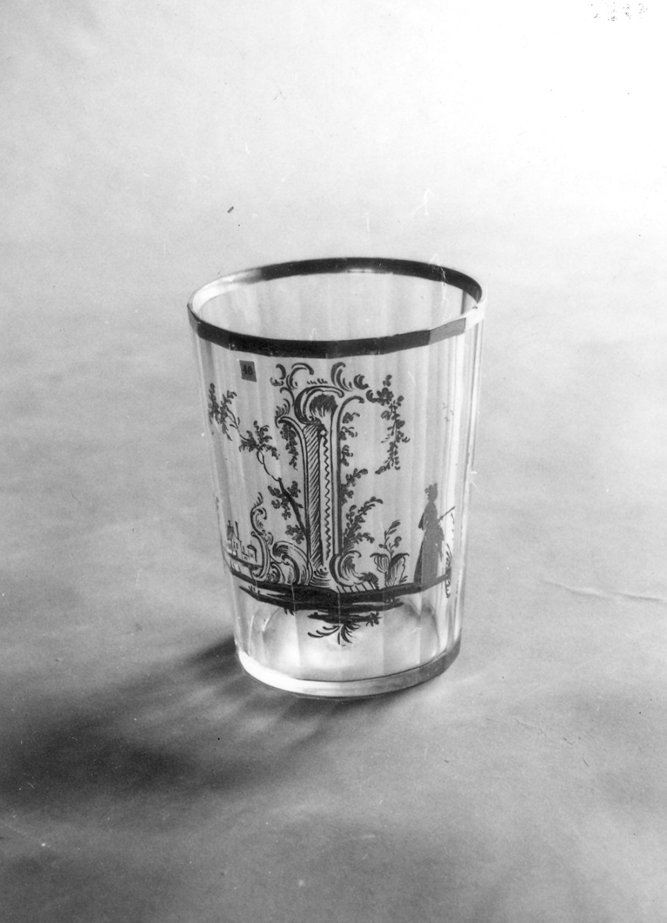 bicchiere - ambito muranese (seconda metà sec. XVIII)