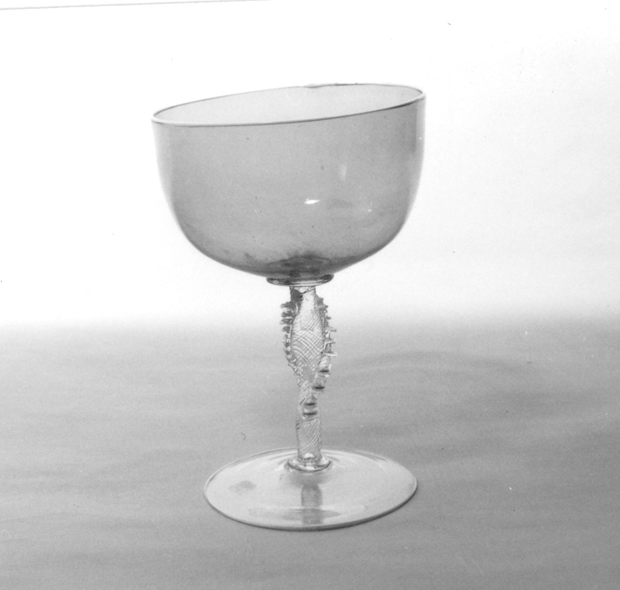 coppa - ambito muranese (fine/inizio secc. XVI/ XVII)