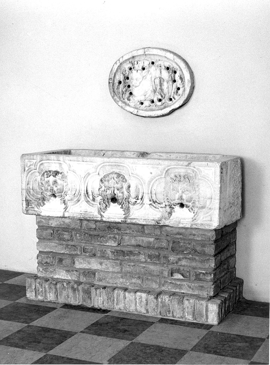 lavabo da sacrestia - ambito piacentino (seconda metà sec. XVI)