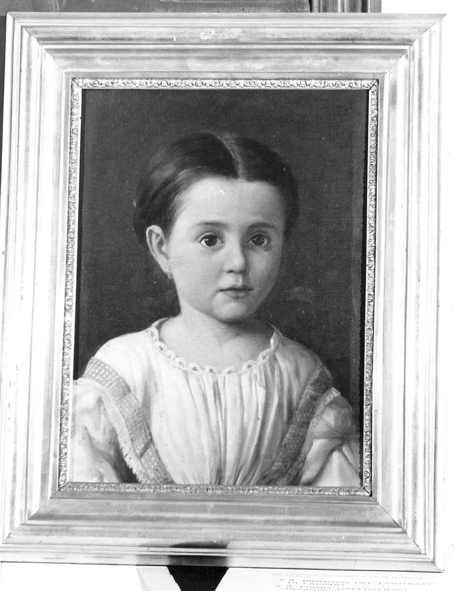 bambina (dipinto) - ambito piacentino (metà sec. XIX)