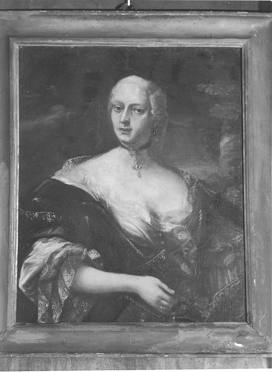 ritratto di donna (dipinto) - ambito parmense (metà sec. XVIII)