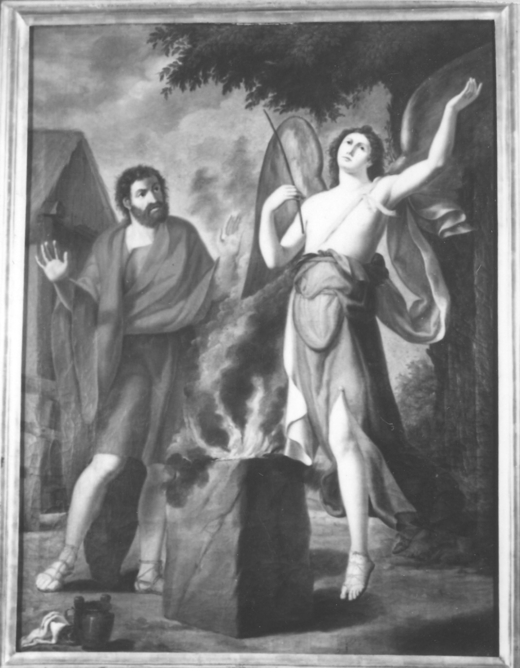 scena biblica (dipinto) - ambito piacentino (metà sec. XIX)