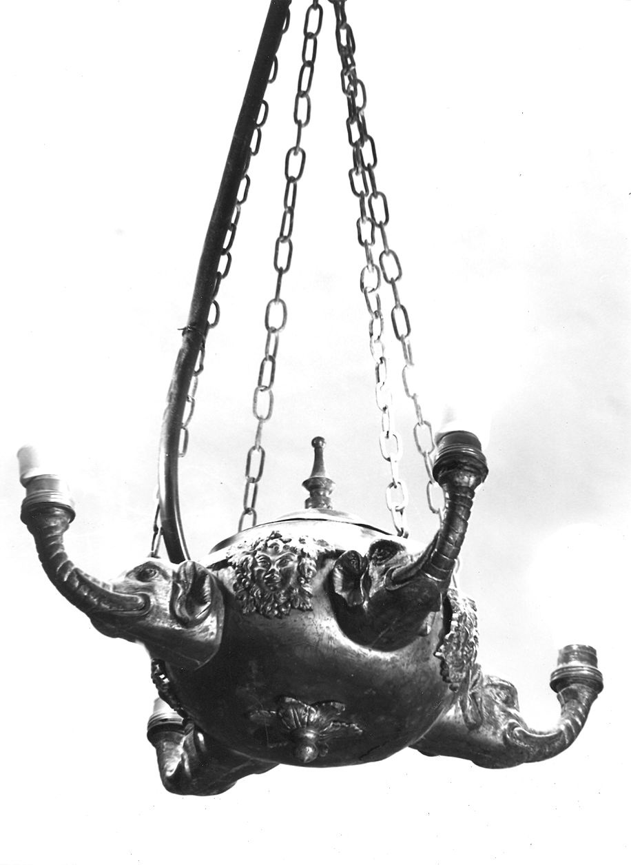 lampada pensile, serie - produzione Italia settentrionale (prima metà sec. XX)