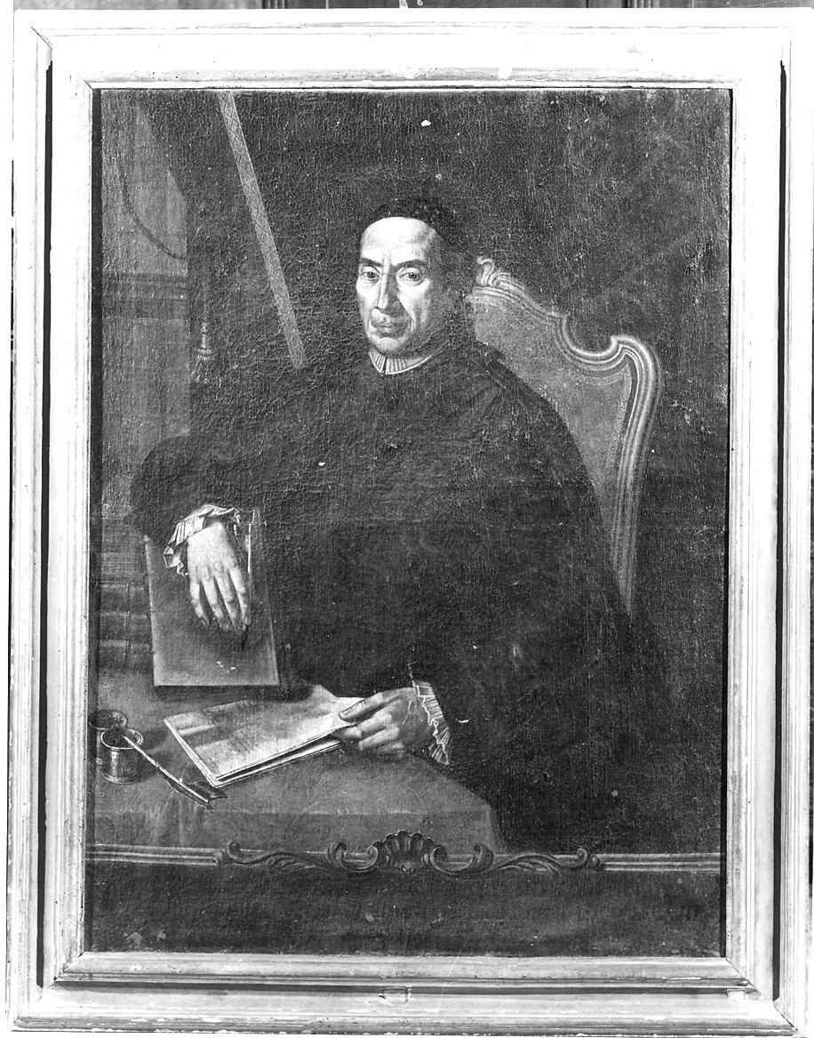 ritratto del canonico Giuseppe Guerrieri (dipinto) - ambito piacentino (sec. XVIII)