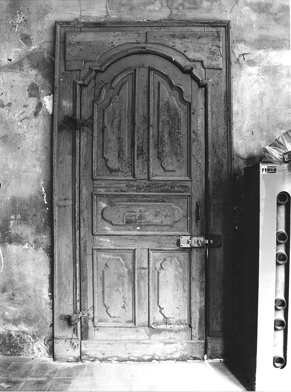 porta - ad un battente - ambito piacentino (sec. XVIII)