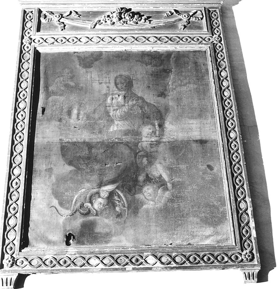 cornice, elemento d'insieme - ambito piacentino (seconda metà sec. XVIII)