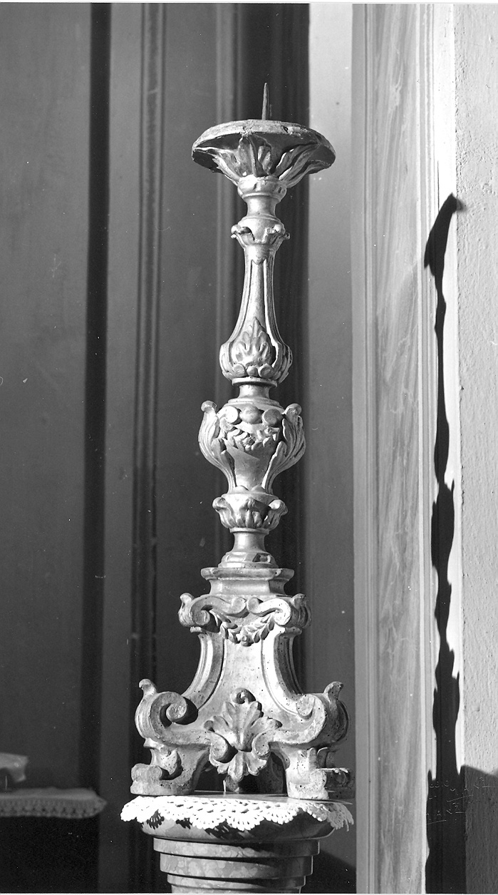 candeliere, serie - ambito piacentino (seconda metà sec. XVIII)