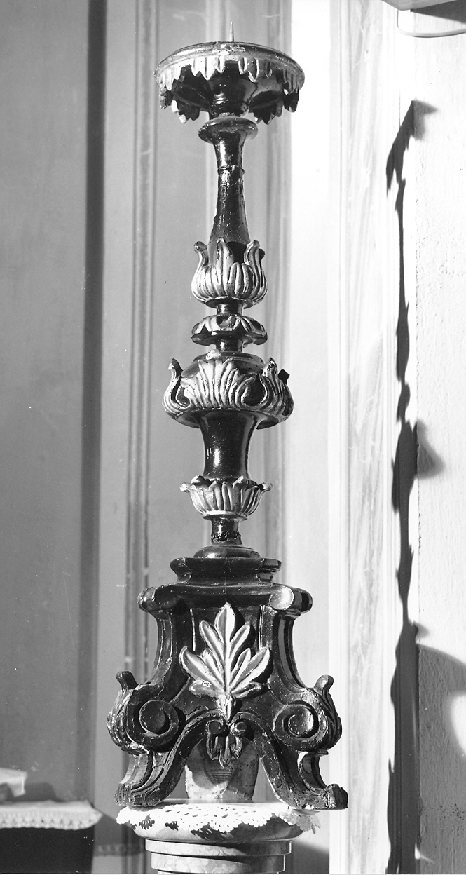 candeliere, serie - ambito piacentino (seconda metà sec. XVIII)