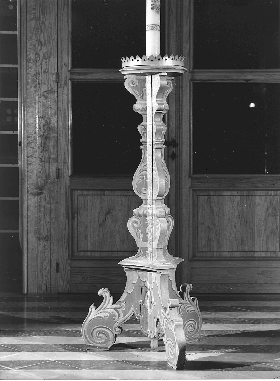 candelabro - ambito piacentino (sec. XVIII)