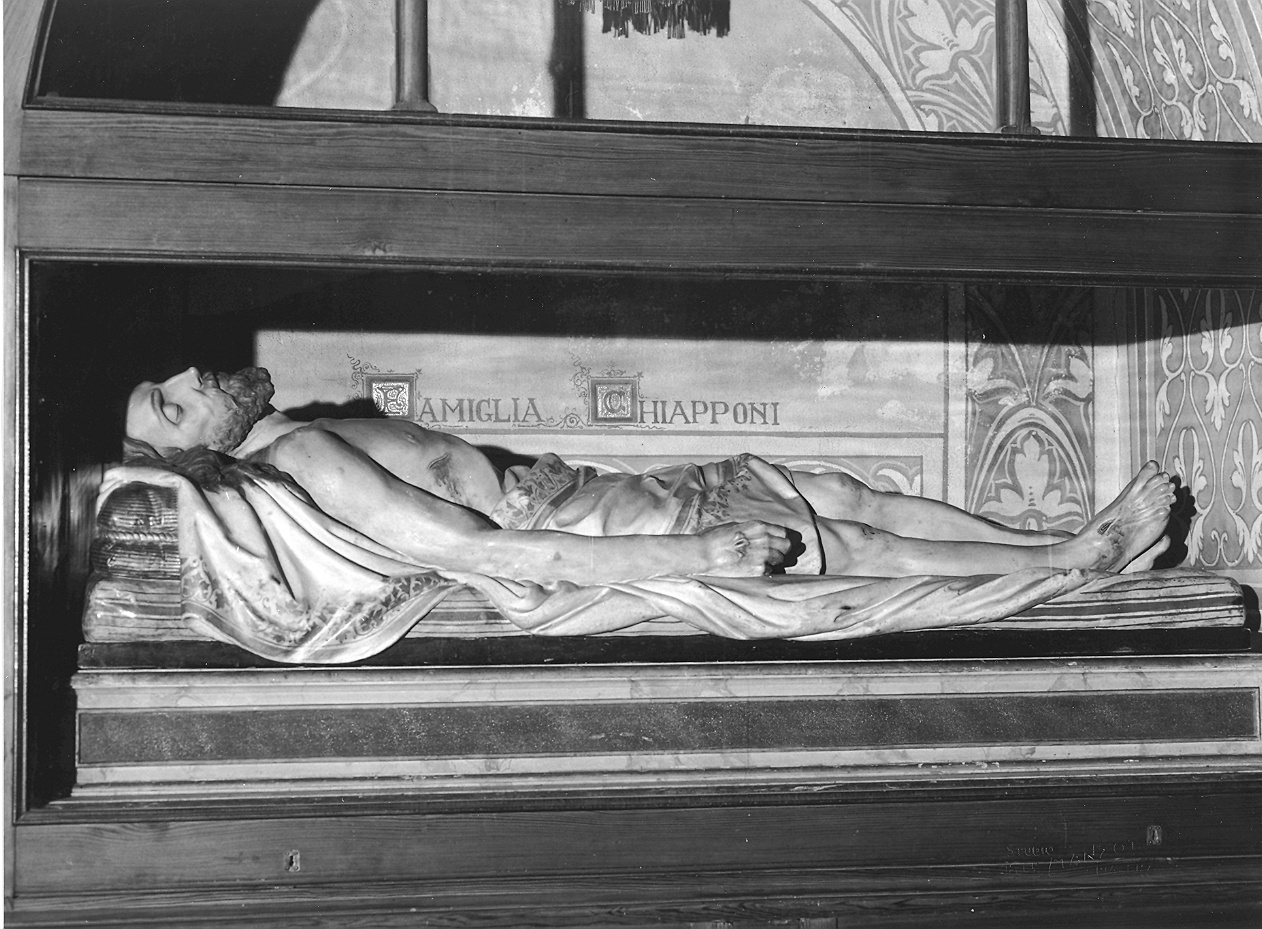 Cristo morto (statua) - produzione Italia settentrionale (primo quarto sec. XX)