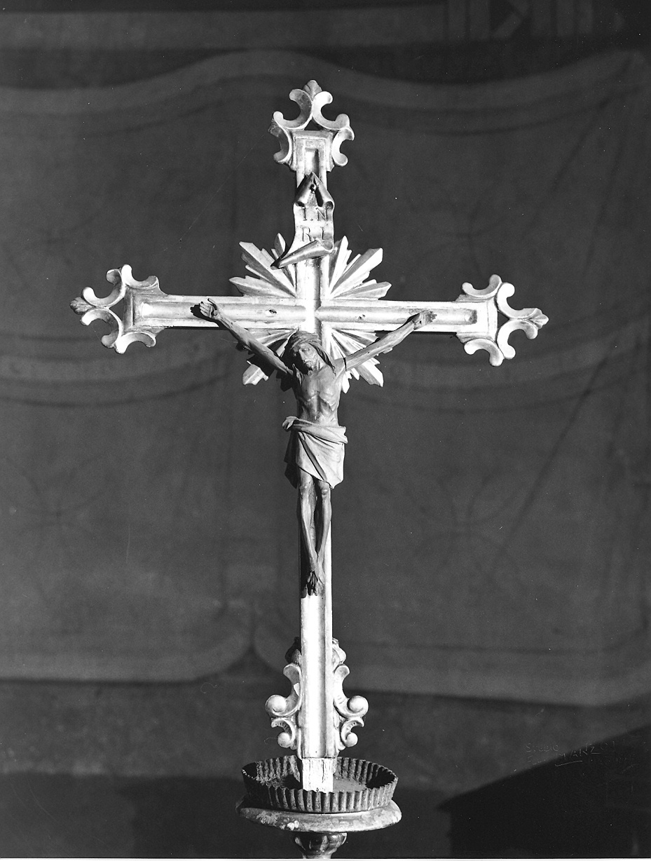 croce d'altare, frammento - ambito piacentino (sec. XIX)