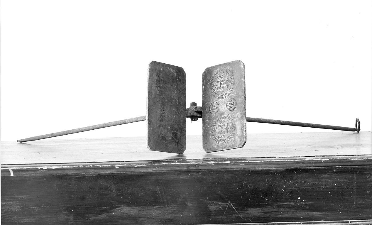 stampo per ostie - ambito piacentino (sec. XIX)