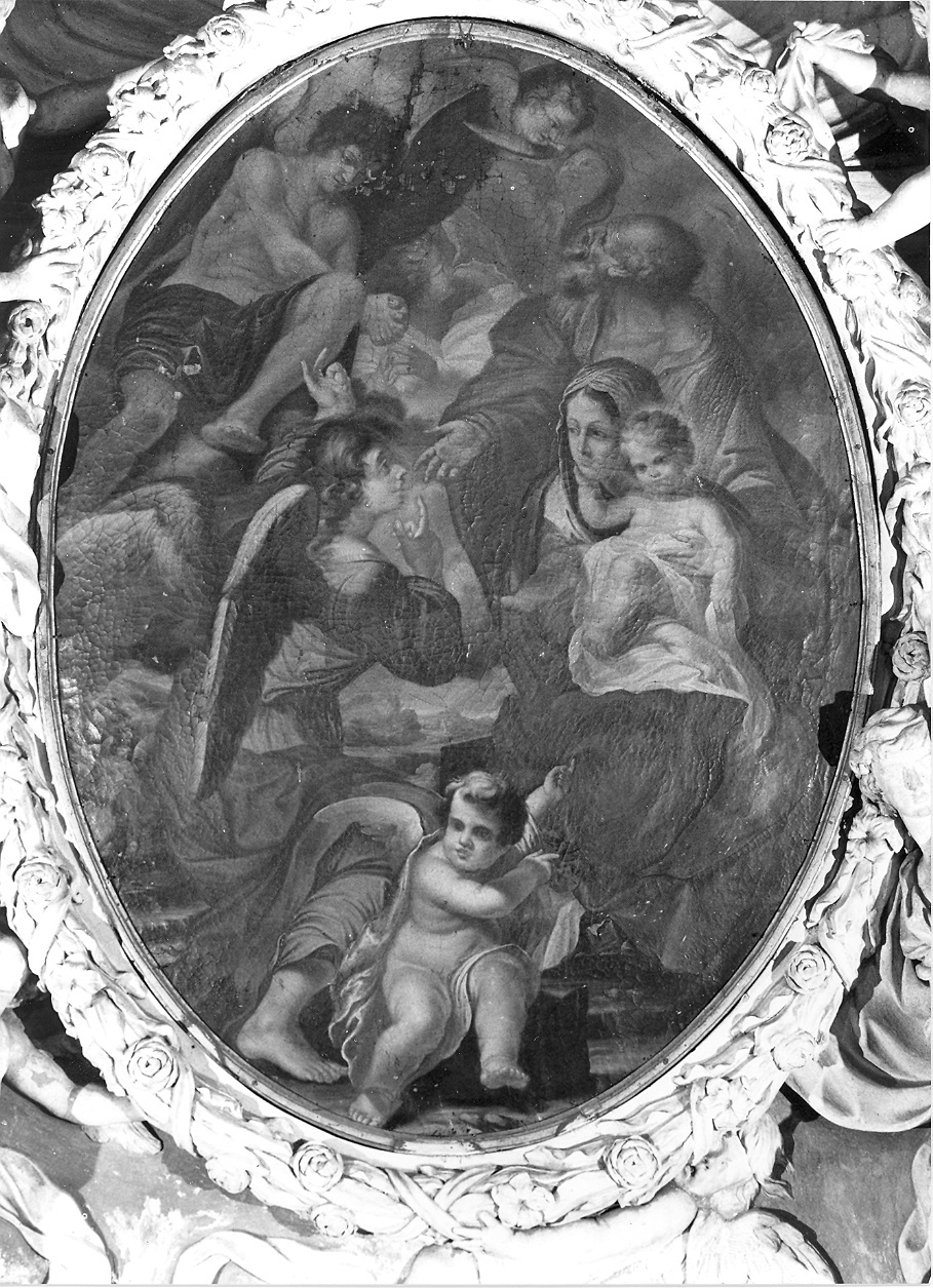 Sacra Famiglia (dipinto) - ambito emiliano-lombardo (seconda metà sec. XVII)
