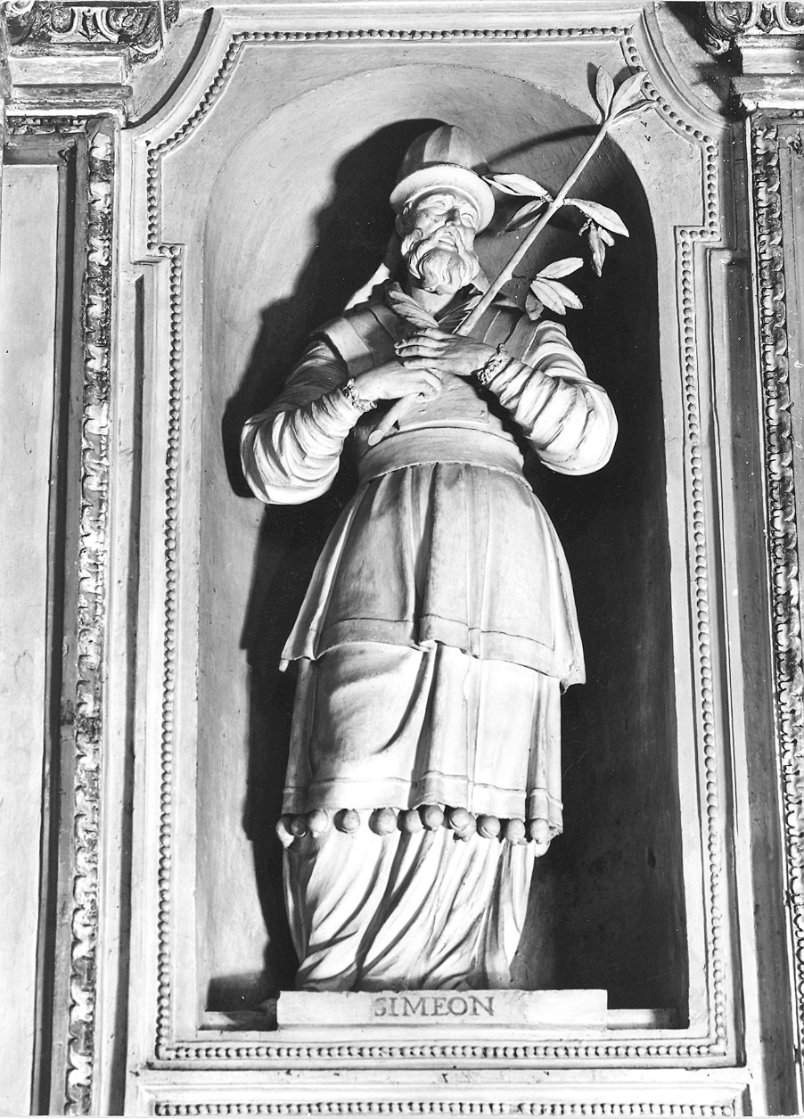 Simeone (statua, elemento d'insieme) di Della Porta Dalmazio detto Provino (attribuito) (ultimo quarto sec. XVII)
