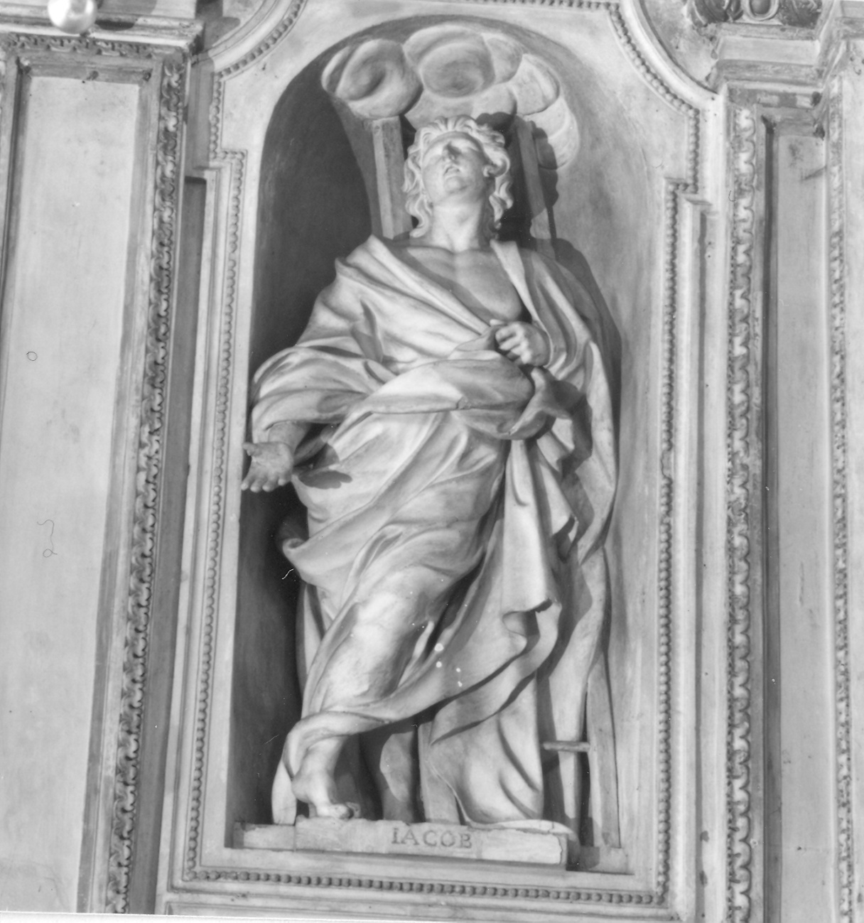Giacobbe (statua, elemento d'insieme) di Della Porta Dalmazio detto Provino (attribuito) (ultimo quarto sec. XVII)