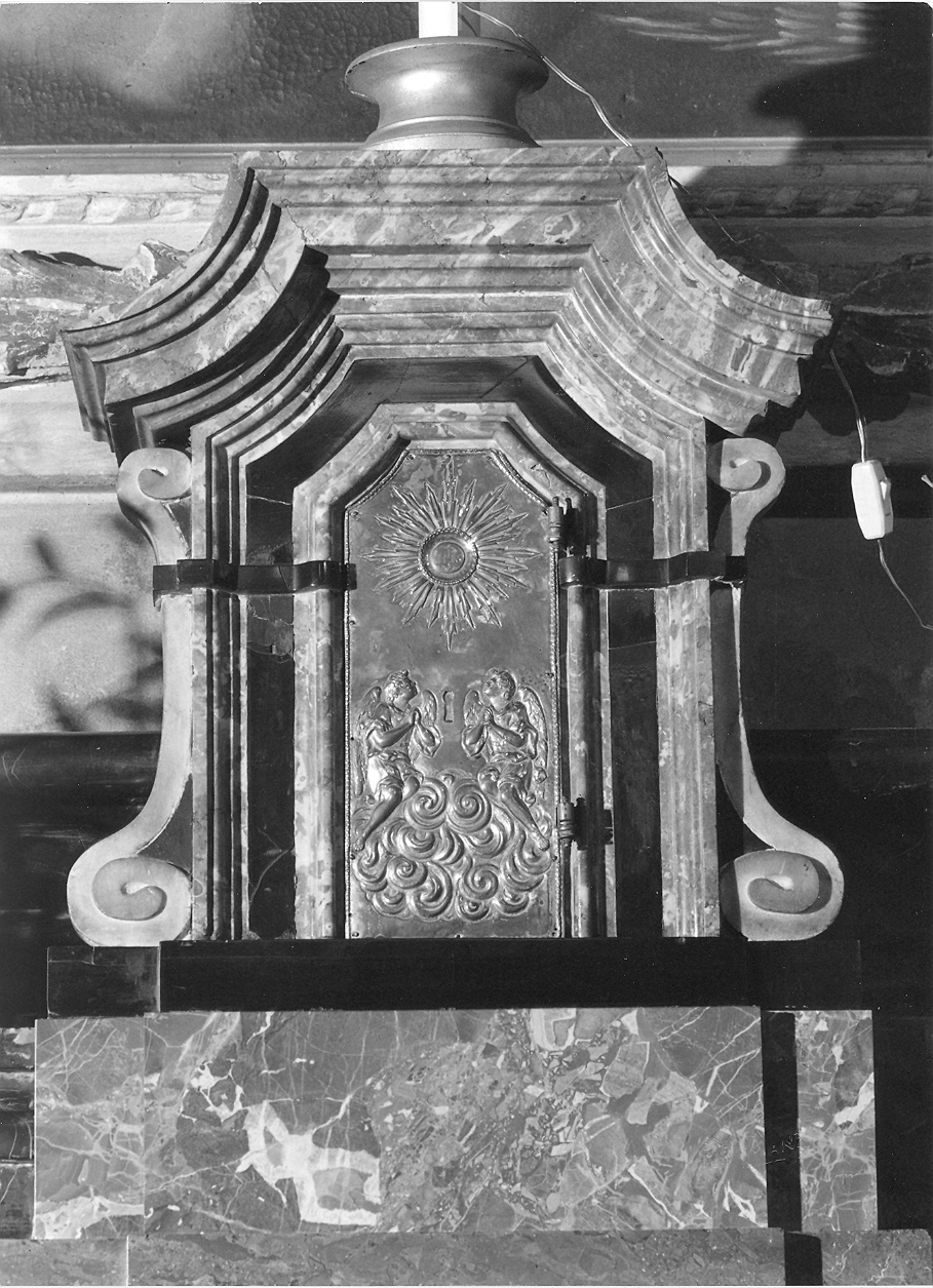 tabernacolo - ambito emiliano-lombardo (prima metà sec. XVIII)