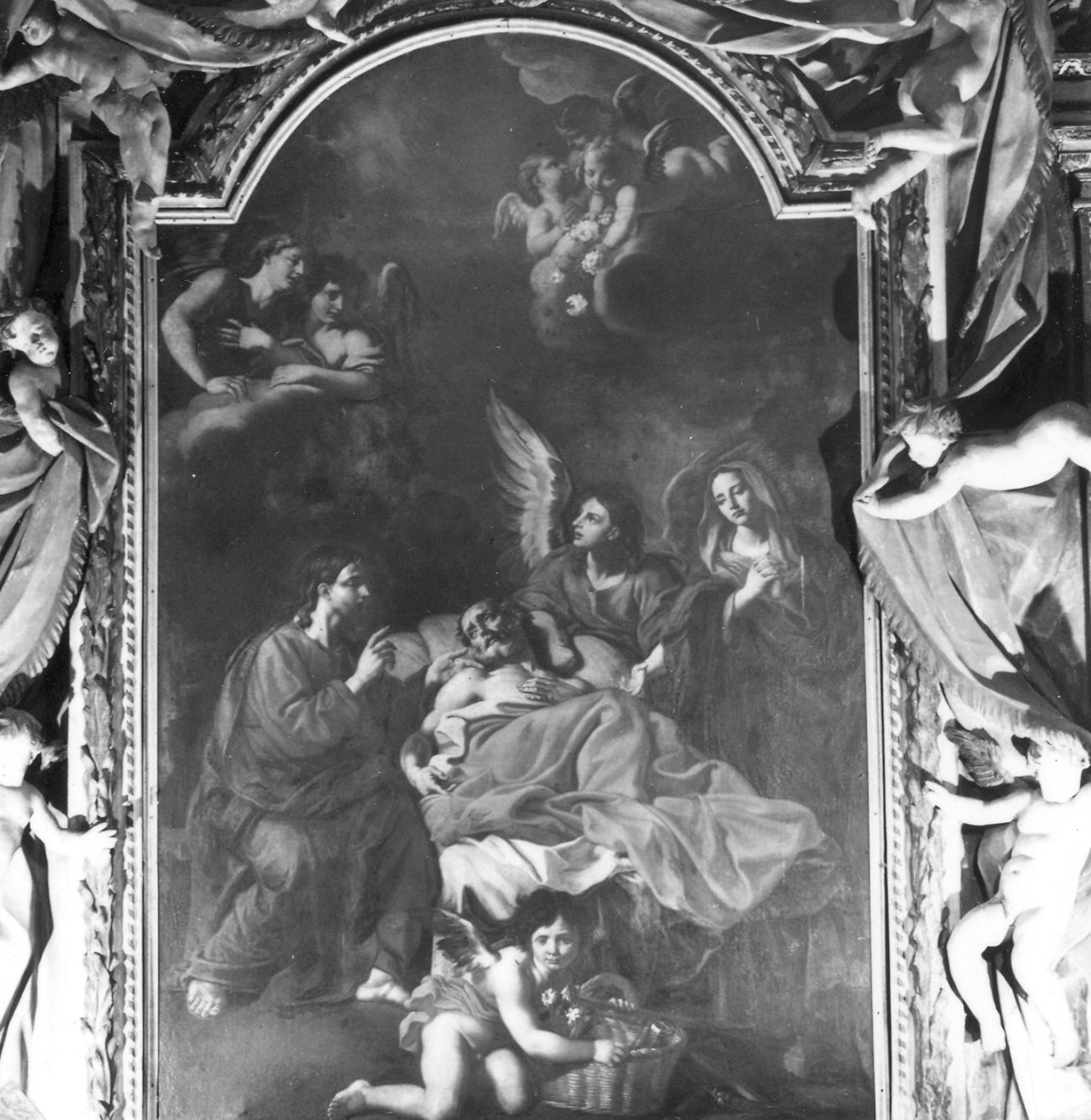 morte di San Giuseppe (dipinto) di De Longe Robert detto Fiammingo (seconda metà sec. XVII)