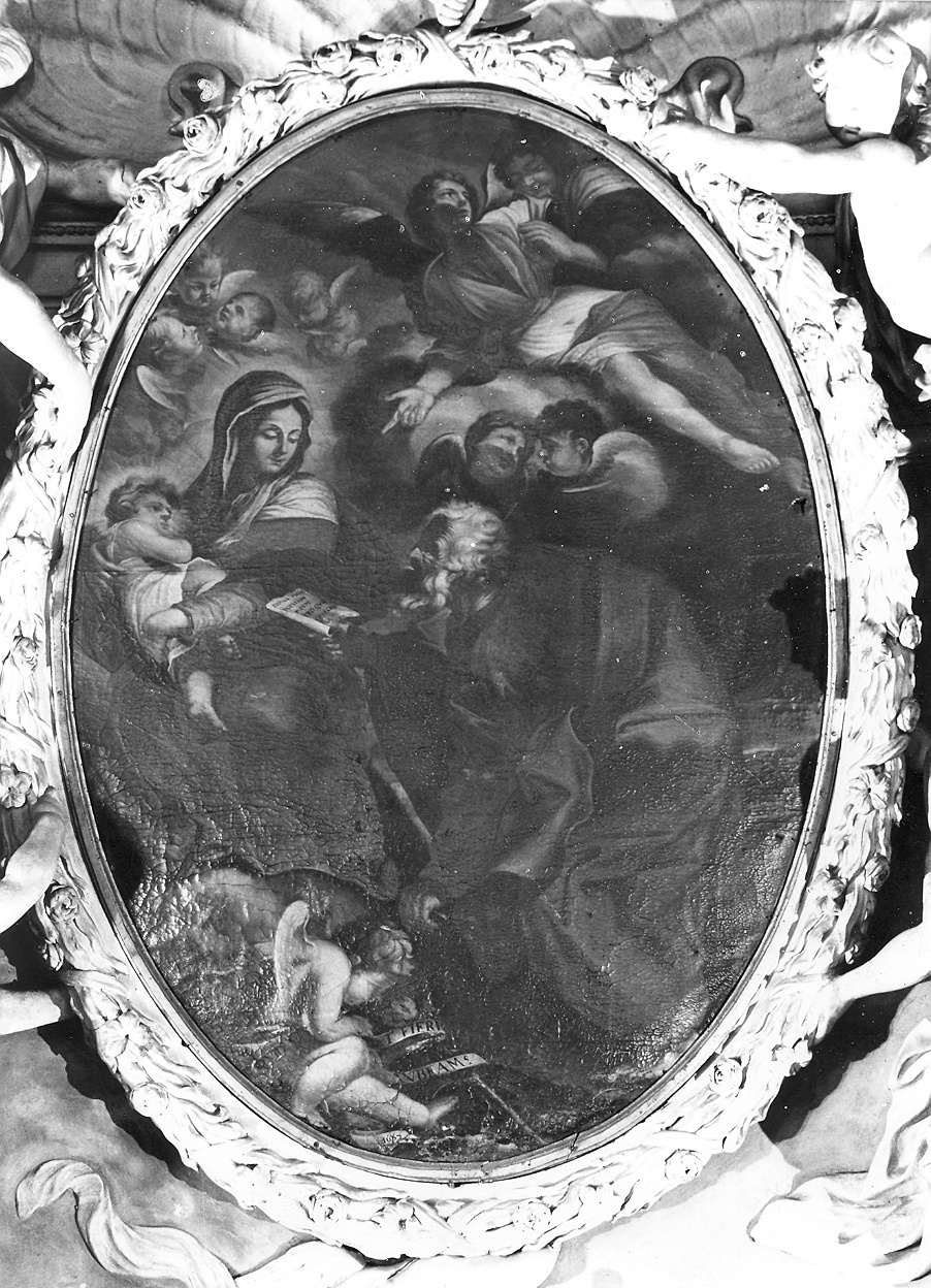 Sacra Famiglia (dipinto) - ambito emiliano-lombardo (sec. XVII)