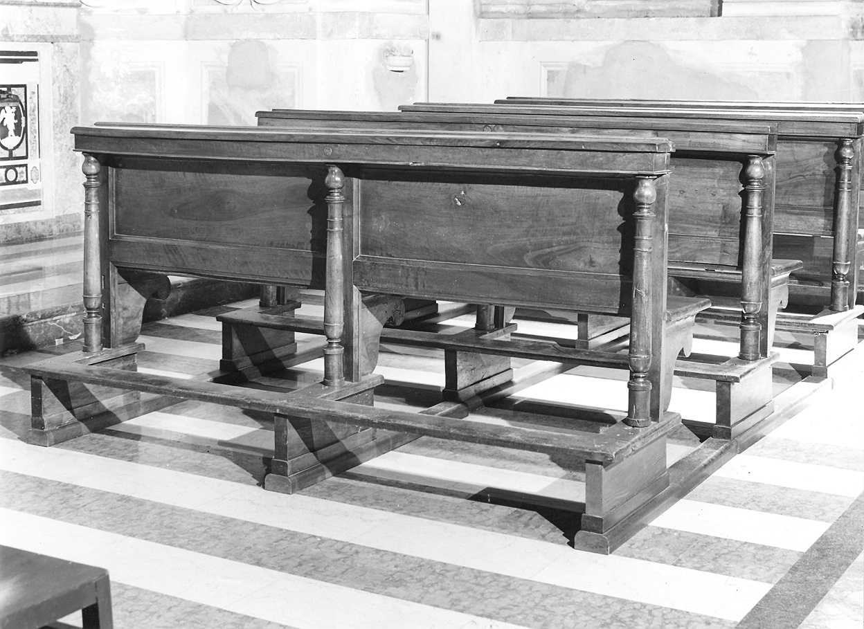 banco da chiesa, serie - ambito piacentino (sec. XIX)