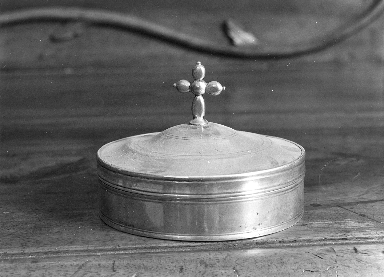 scatola per ostie - ambito piacentino (sec. XIX)