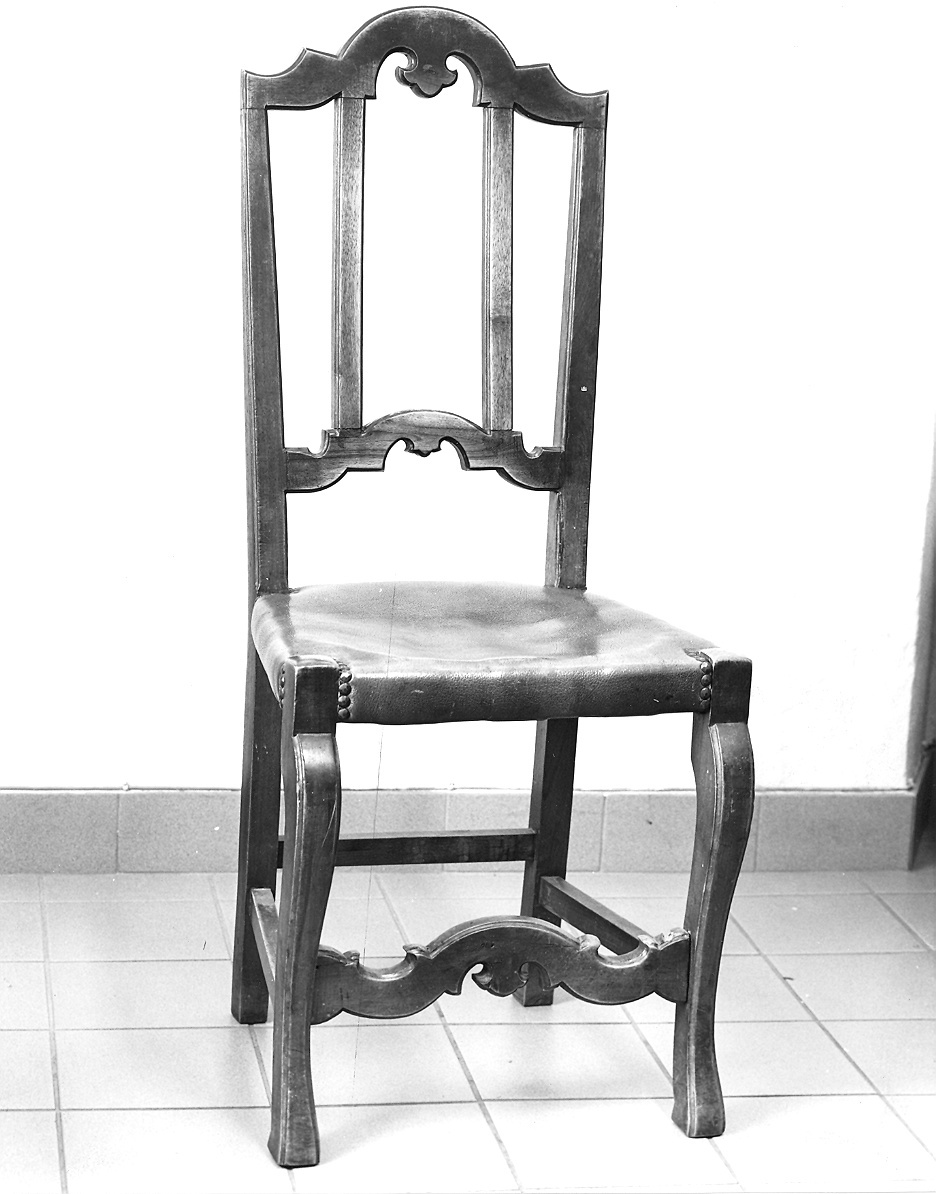 sedia, serie - ambito piacentino (sec. XIX)