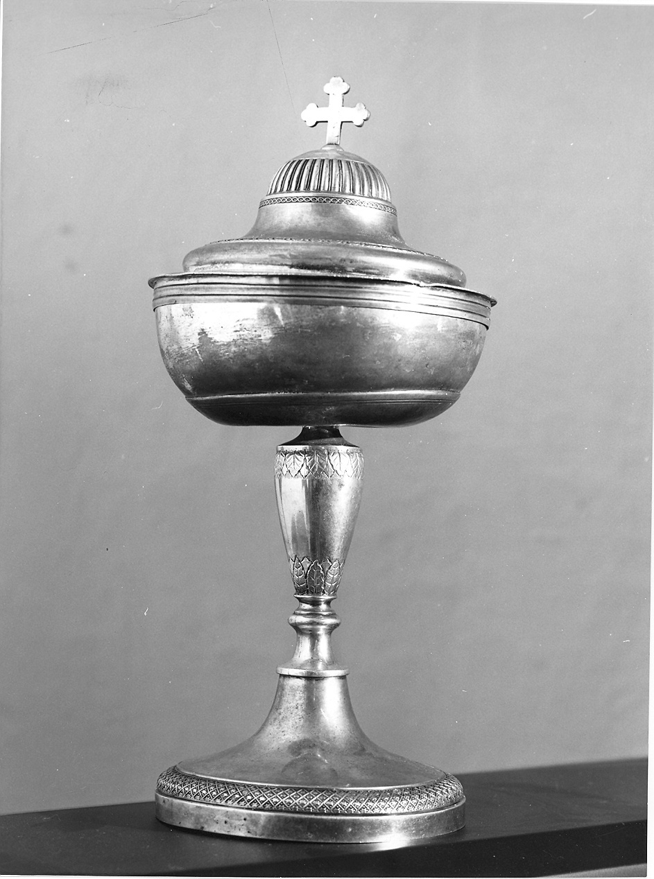 pisside - ambito piacentino (seconda metà sec. XIX)