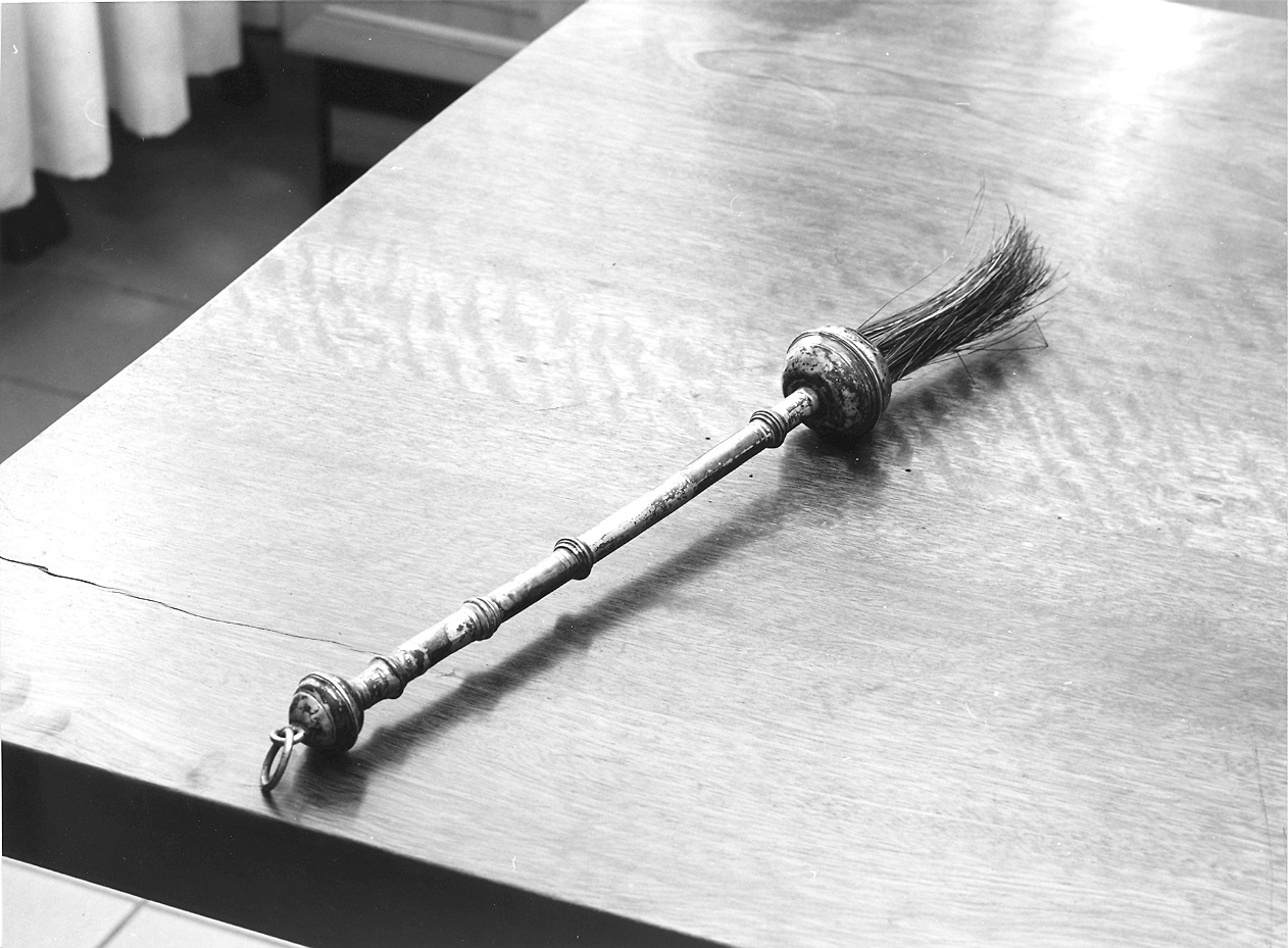 aspersorio - a pennello, elemento d'insieme - ambito piacentino (sec. XIX)