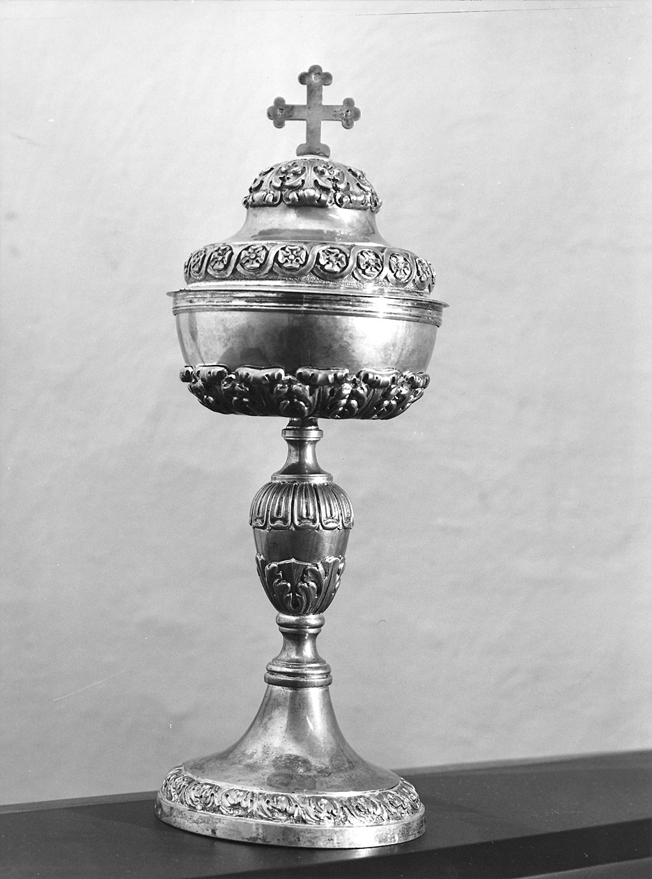 pisside - ambito piacentino (terzo quarto sec. XIX)