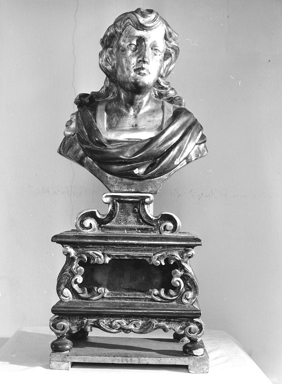 reliquiario - a busto, serie - ambito piacentino (fine/inizio secc. XVII/ XVIII)