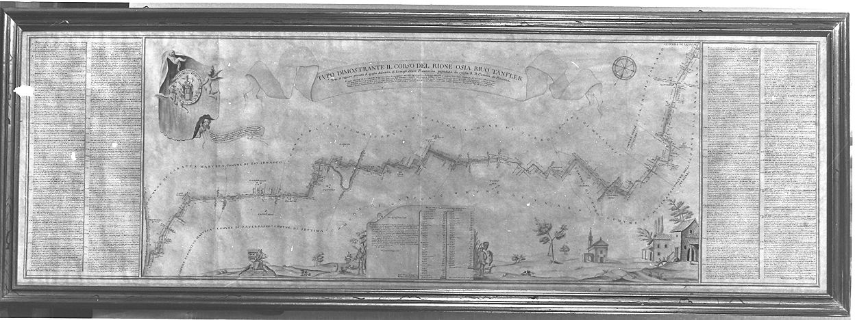 pianta topografica di Morelli Marco Antonio (sec. XVIII)