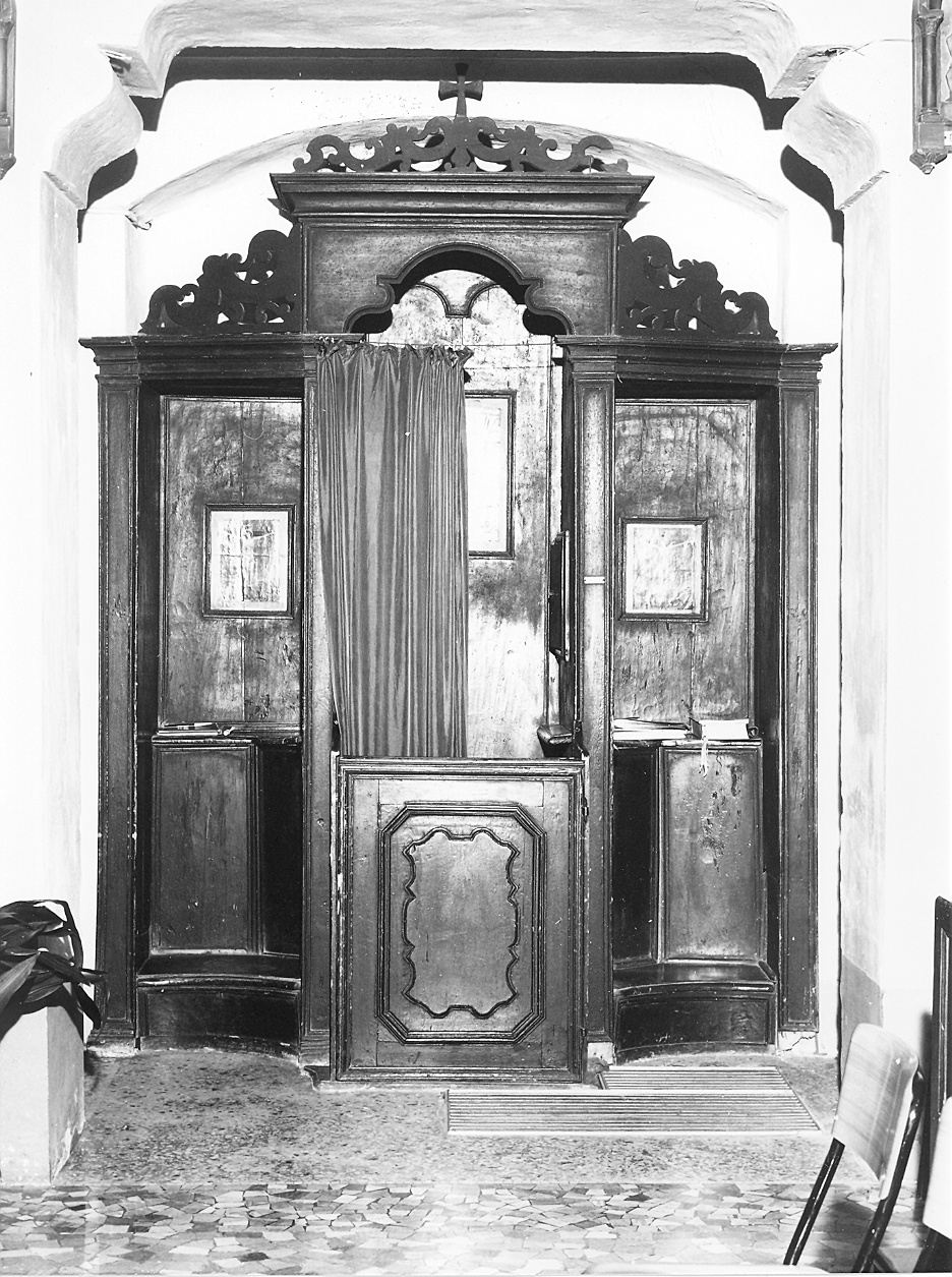 confessionale, serie - ambito piacentino (sec. XVIII)