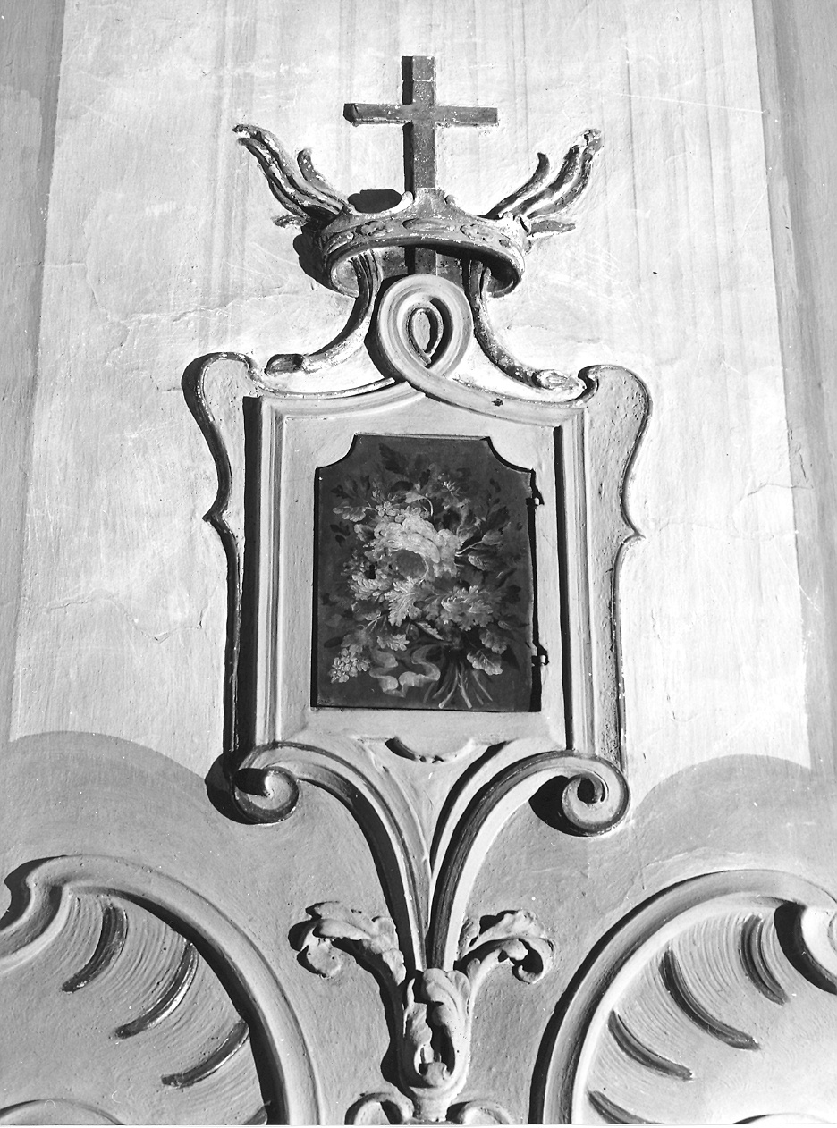 fiori (sportello di tabernacolo, coppia) - ambito piacentino (secondo quarto sec. XVIII)