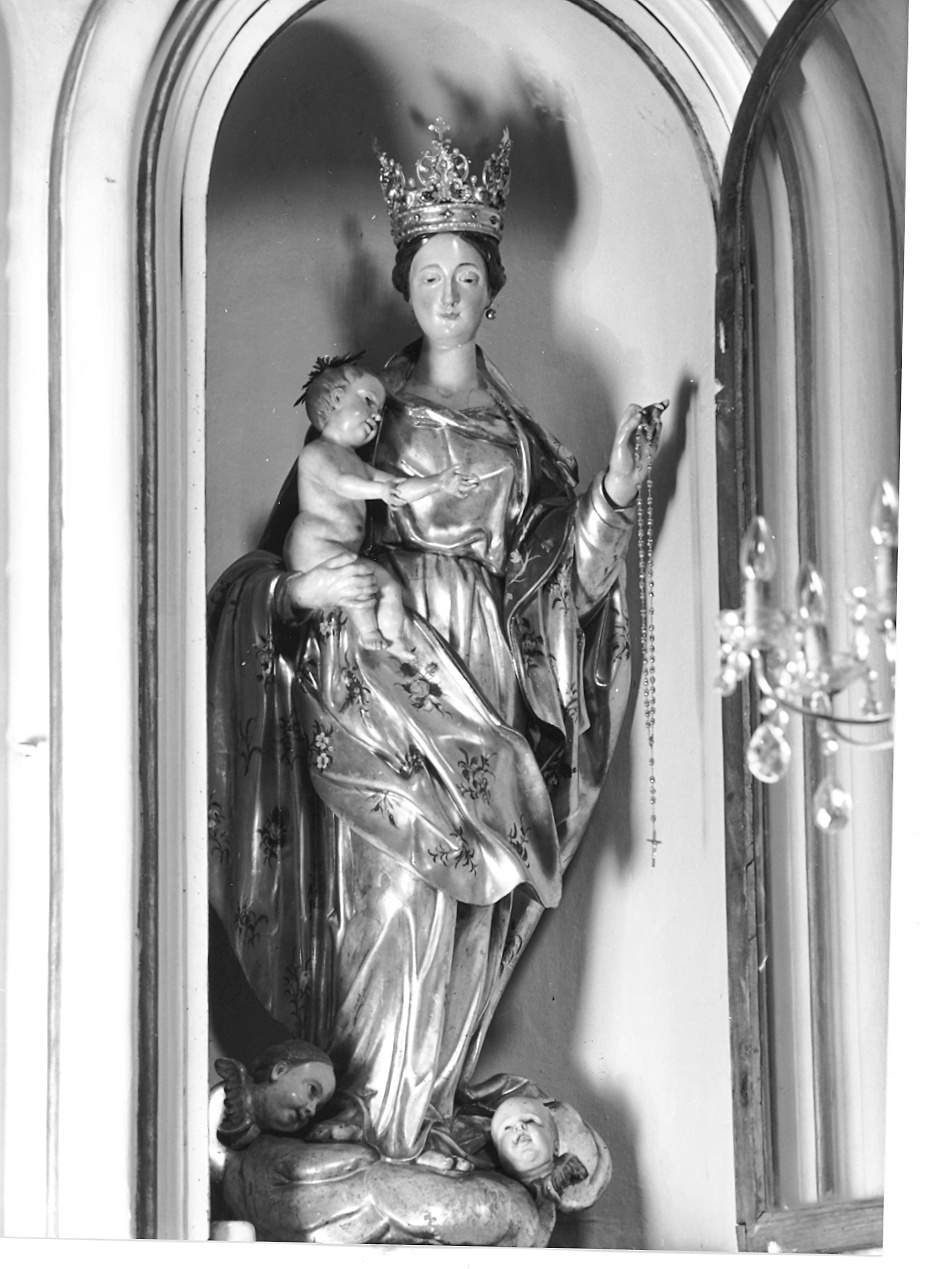 Madonna del Rosario (statua) di Geernaert Jan Hermansz (sec. XVIII)