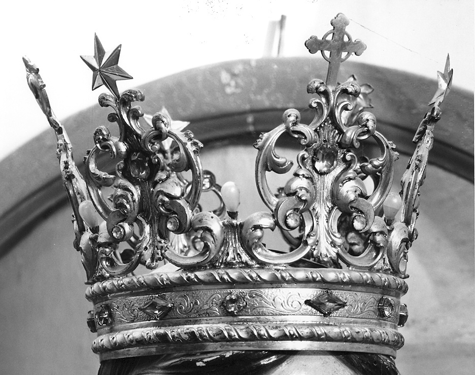 corona da statua - ambito piacentino (sec. XIX)