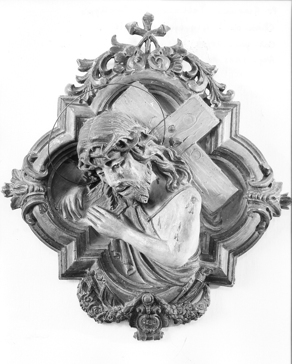 Cristo portacroce (rilievo) - ambito emiliano (sec. XIX)
