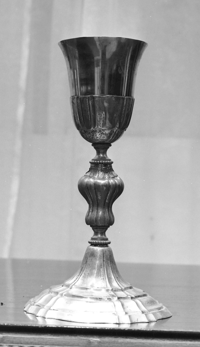 calice - ambito piacentino (seconda metà sec. XIX)