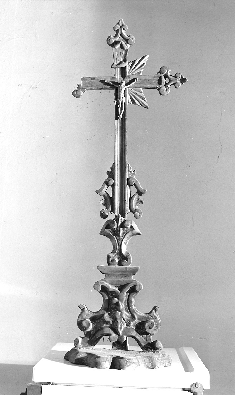 croce d'altare - ambito piacentino (sec. XVIII)