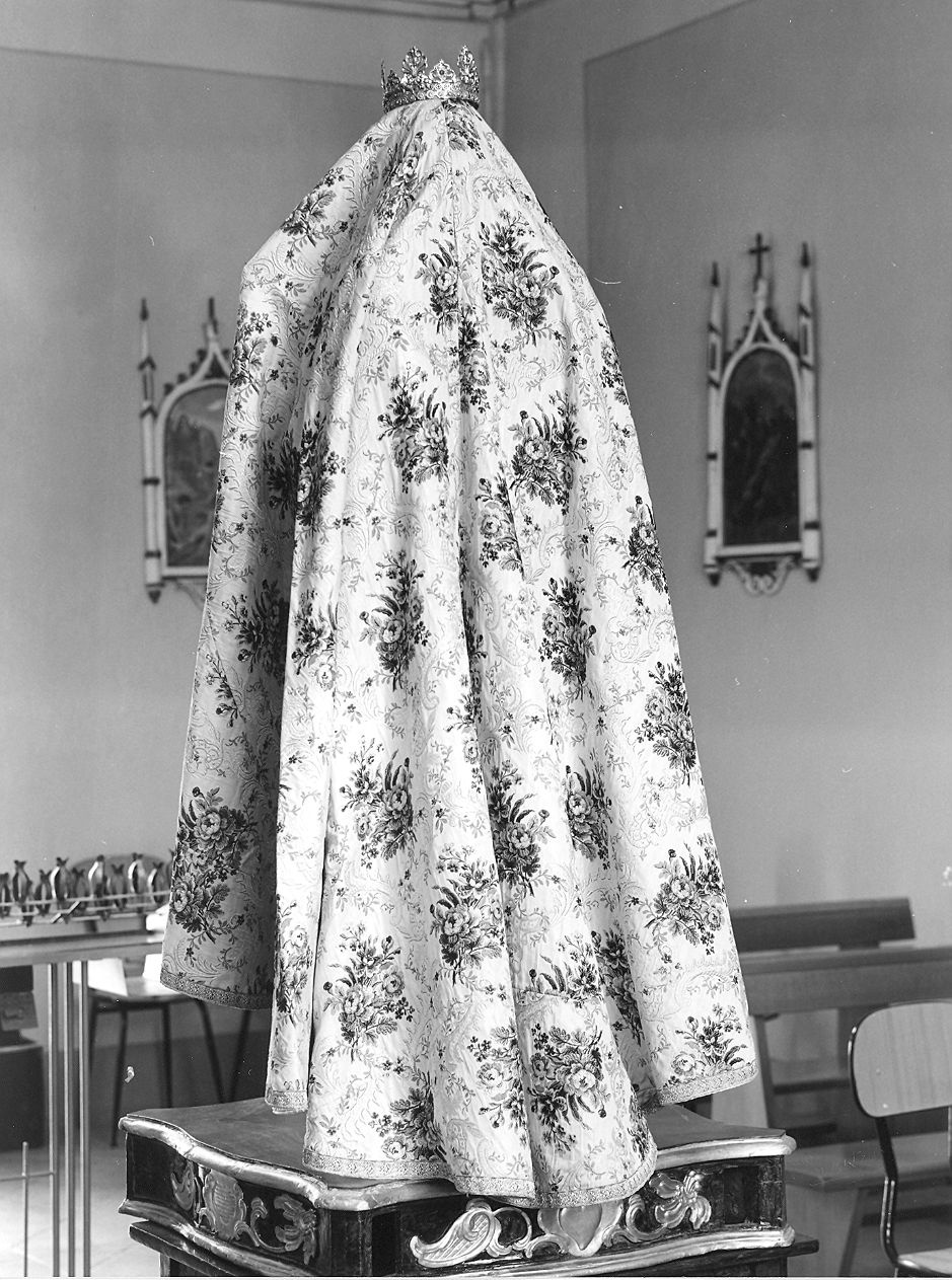 mantello di statua - manifattura Italia settentrionale (seconda metà sec. XIX)