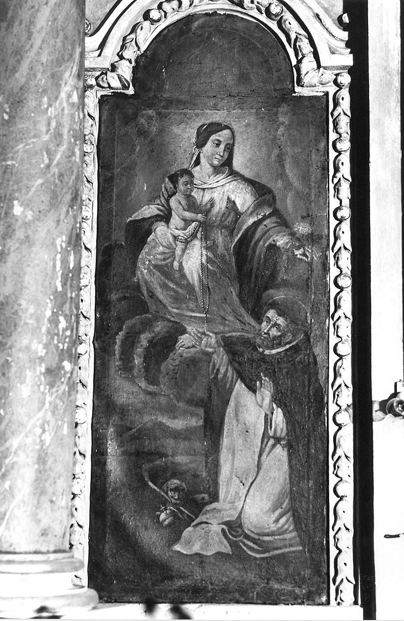 Madonna del Rosario con San Domenico (dipinto) - ambito emiliano-lombardo (primo quarto sec. XVIII)