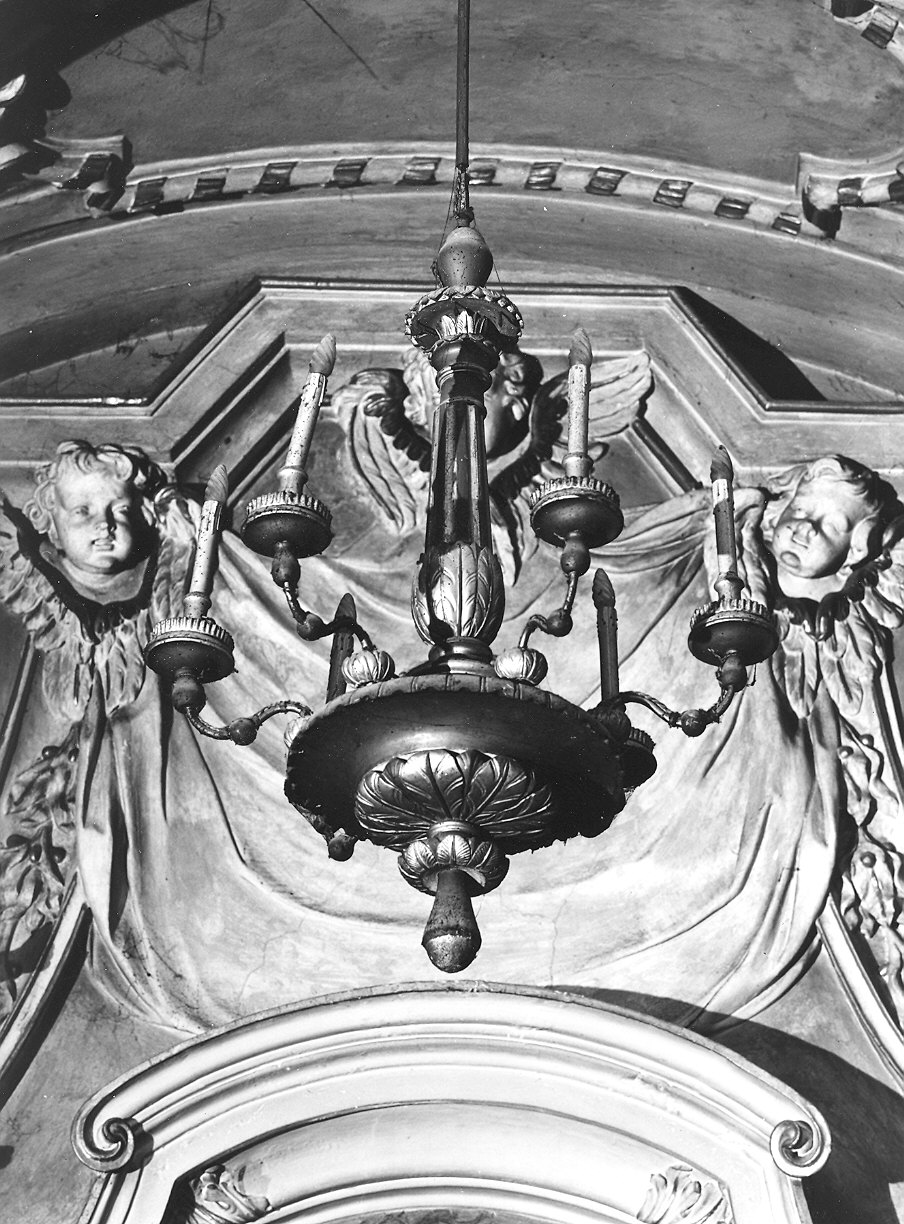 lampadario, serie - ambito piacentino (?) (seconda metà sec. XIX)