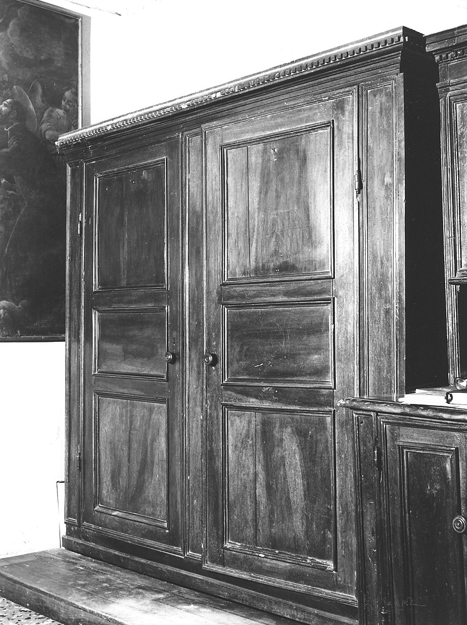 armadio, coppia - ambito piacentino (seconda metà sec. XVII)