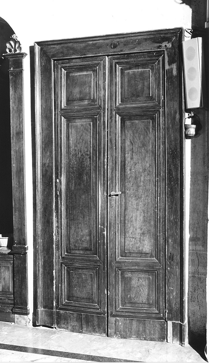 porta - a due battenti, serie - ambito piacentino (sec. XIX)