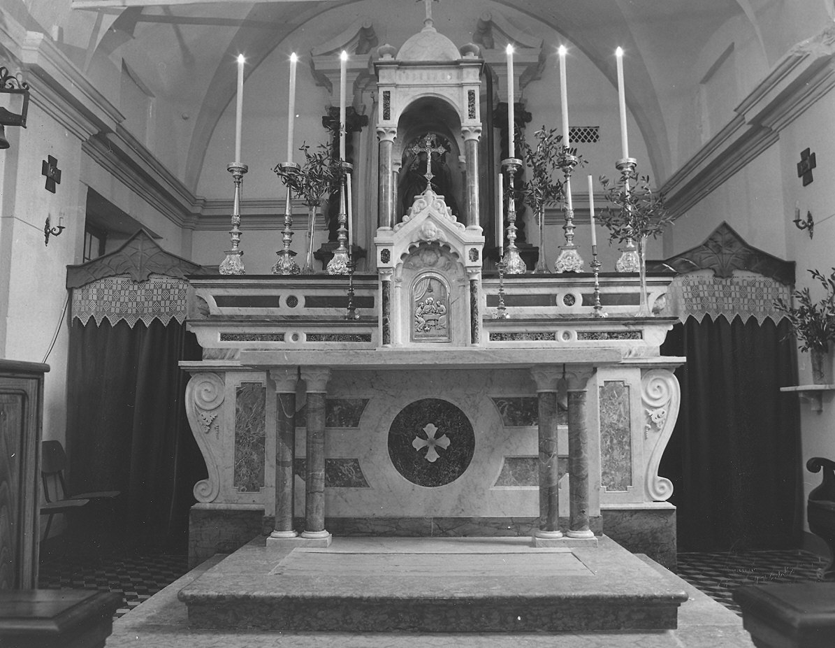 altare maggiore - ambito piacentino (sec. XX)