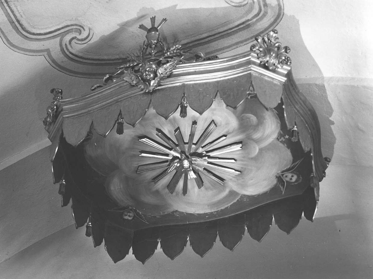 baldacchino d'altare - ambito piacentino (seconda metà sec. XVIII)