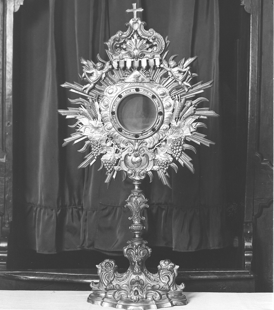 ostensorio - a raggiera di Tosi Giovanni (sec. XX)